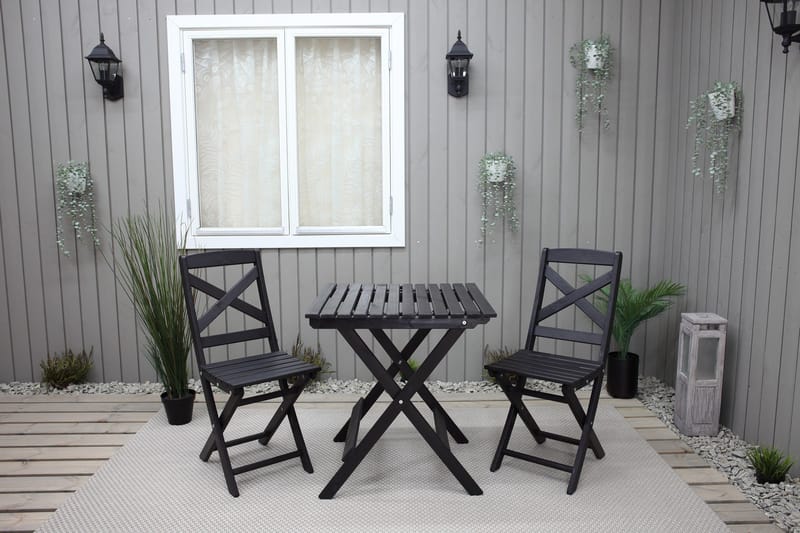 Edilma Klappstol - Mørkebrun - Hagemøbler - Stoler & Lenestoler - Caféstoler