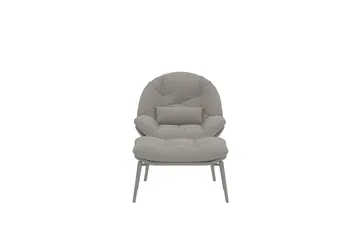 Cala lenestol utendørs - Beige - Hagemøbler - Stoler & Lenestoler - Utelenestoler