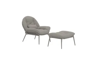 Cala lenestol utendørs - Beige - Hagemøbler - Stoler & Lenestoler - Utelenestoler