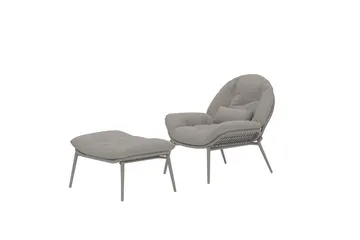 Cala lenestol utendørs - Beige - Hagemøbler - Stoler & Lenestoler - Utelenestoler