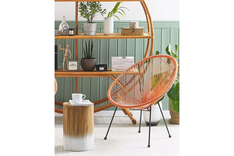 Cayaco Utelenestol - Oransje/Svart - Hagemøbler - Stoler & Lenestoler - Utelenestoler