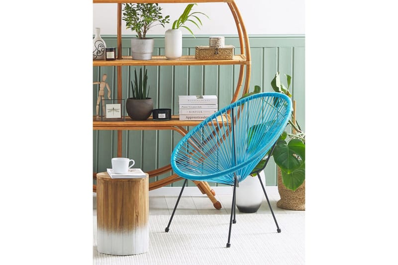 Cayaco Utelenestol - Svart Blå - Hagemøbler - Stoler & Lenestoler - Utelenestoler