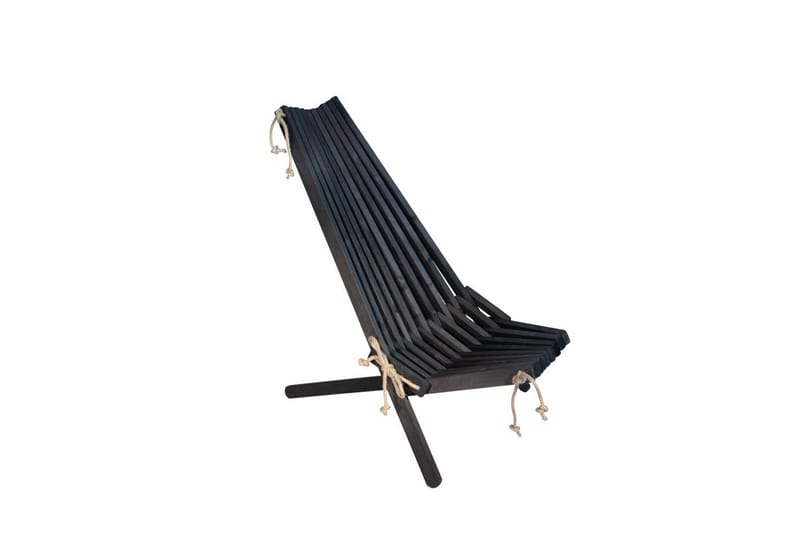 Ecostol EcoFurn Al Svart Oljet - Al Svart Oljet - Hagemøbler - Stoler & Lenestoler - Utelenestoler