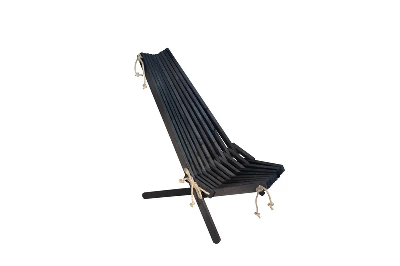 Ecostol EcoFurn Al Svart Oljet - Al Svart Oljet - Hagemøbler - Stoler & Lenestoler - Utelenestoler