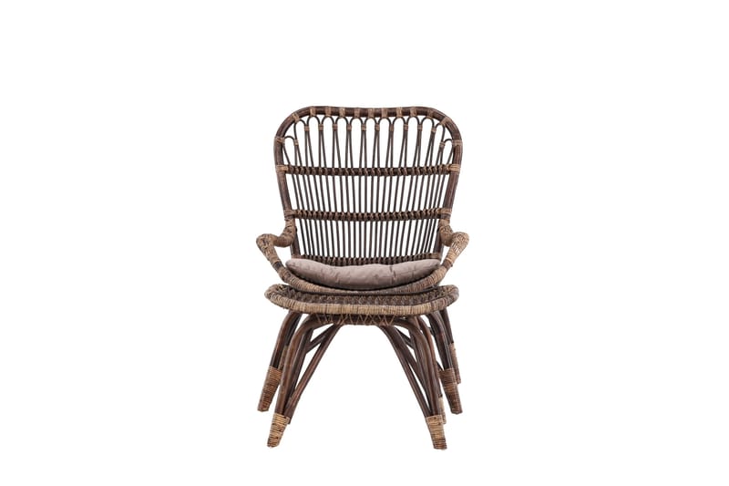 Ella Utestol - Mørk valnøtt - Hagemøbler - Stoler & Lenestoler - Utelenestoler