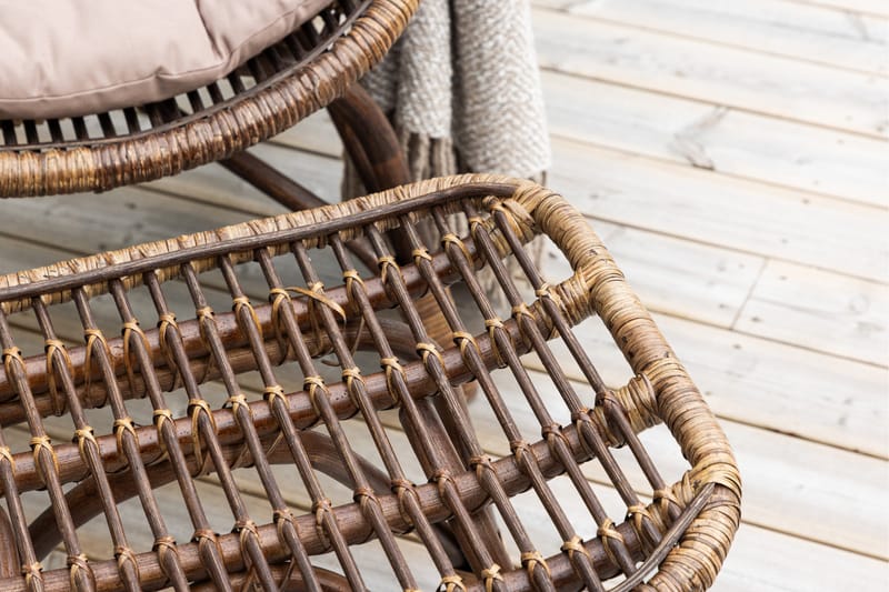 Ella Utestol - Mørk valnøtt - Hagemøbler - Stoler & Lenestoler - Utelenestoler