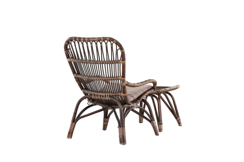 Ella Utestol - Mørk valnøtt - Hagemøbler - Stoler & Lenestoler - Utelenestoler