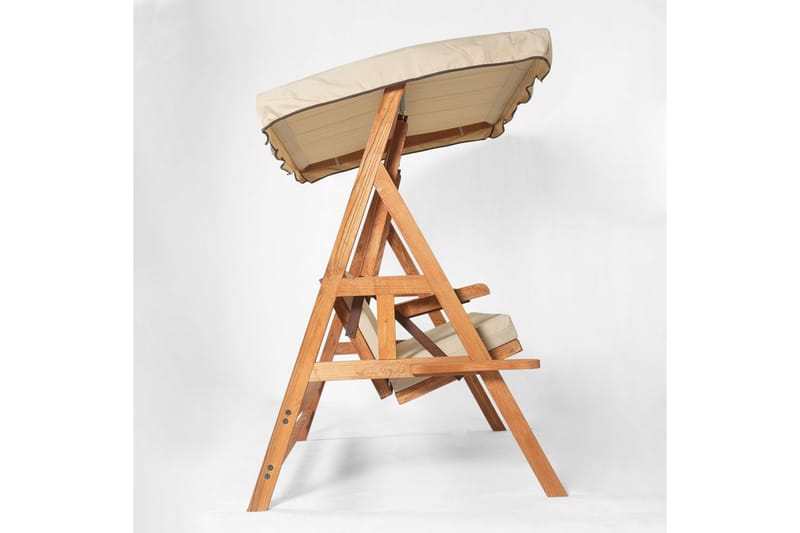 Fenvia Hengekøyestol Utendørs 166x180 cm - Cremehvit - Hagemøbler - Stoler & Lenestoler - Hengestoler
