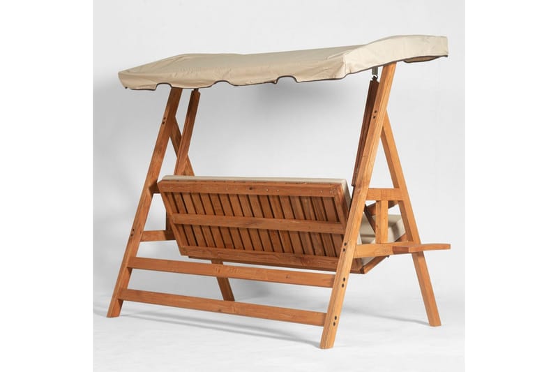 Fenvia Hengekøyestol Utendørs 166x180 cm - Cremehvit - Hagemøbler - Stoler & Lenestoler - Hengestoler