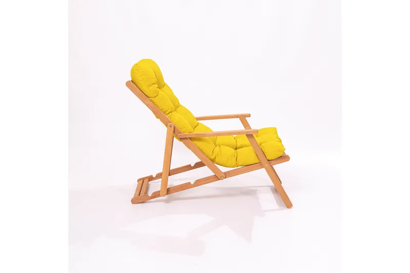 Gardellis Solstol 43x46,5 cm - Gul/Natur - Hagemøbler - Stoler & Lenestoler - Solstoler