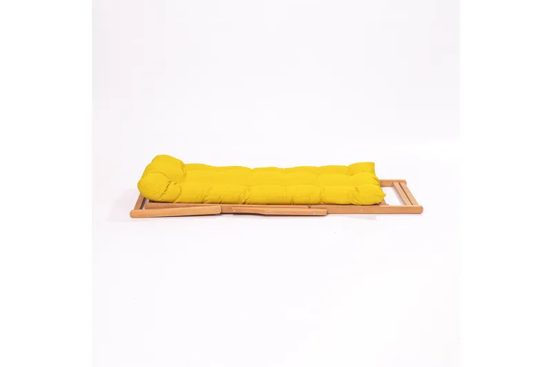 Gardellis Solstol 43x46,5 cm - Gul/Natur - Hagemøbler - Stoler & Lenestoler - Solstoler