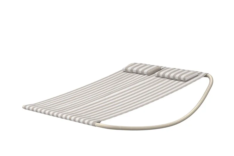 Gordo solseng utendørs - Beige/Hvit - Hagemøbler - Stoler & Lenestoler - Solseng & solvogner