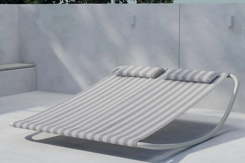 Gordo solseng utendørs, Beige/Hvit