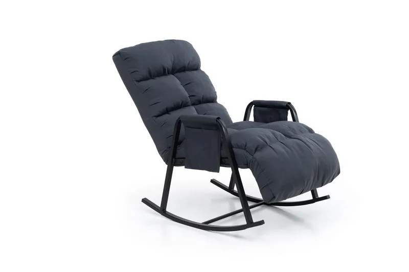 Gyngestol Atelier Del Sofa Lena Outdoor (60 x 60 x 70 cm) Antrasitt - Hagemøbler - Stoler & Lenestoler - Gyngestol utendørs