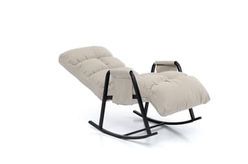 Gyngestol Atelier Del Sofa Lena Outdoor (60 x 60 x 70 cm) Beige - Hagemøbler - Stoler & Lenestoler - Gyngestol utendørs