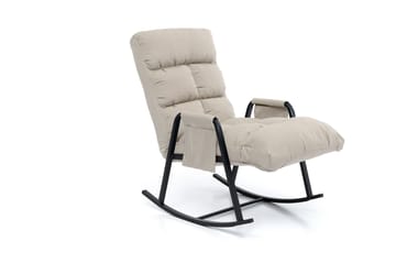 Gyngestol Atelier Del Sofa Lena Outdoor (60 x 60 x 70 cm) Beige - Hagemøbler - Stoler & Lenestoler - Gyngestol utendørs
