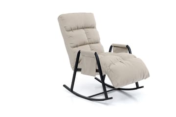 Gyngestol Atelier Del Sofa Lena Outdoor (60 x 60 x 70 cm) Beige - Hagemøbler - Stoler & Lenestoler - Gyngestol utendørs
