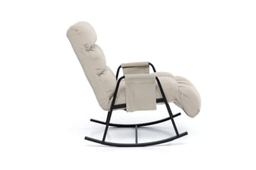 Gyngestol Atelier Del Sofa Lena Outdoor (60 x 60 x 70 cm) Beige - Hagemøbler - Stoler & Lenestoler - Gyngestol utendørs