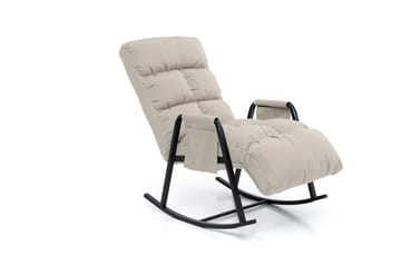 Gyngestol Atelier Del Sofa Lena Outdoor (60 x 60 x 70 cm) Beige - Hagemøbler - Stoler & Lenestoler - Gyngestol utendørs