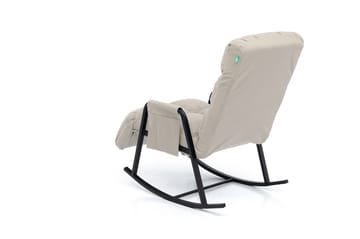 Gyngestol Atelier Del Sofa Lena Outdoor (60 x 60 x 70 cm) Beige - Hagemøbler - Stoler & Lenestoler - Gyngestol utendørs