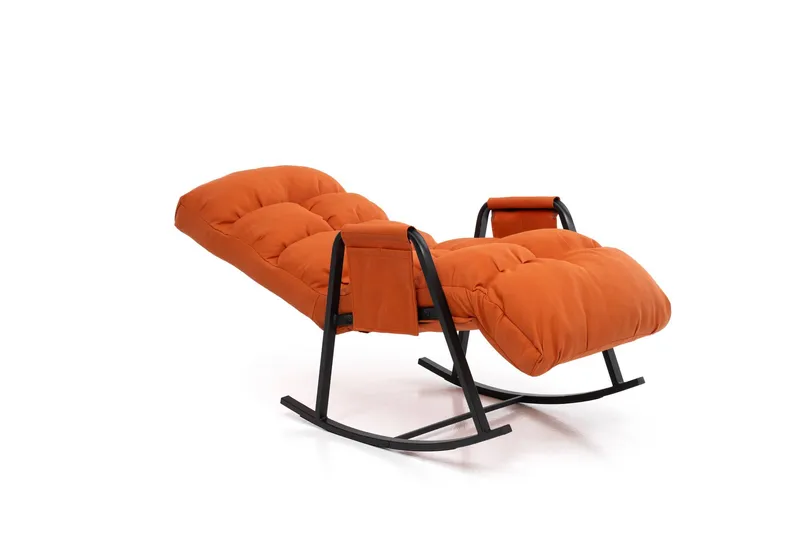 Gyngestol Atelier Del Sofa Lena Outdoor (60 x 60 x 70 cm) Oransje - Hagemøbler - Stoler & Lenestoler - Gyngestol utendørs