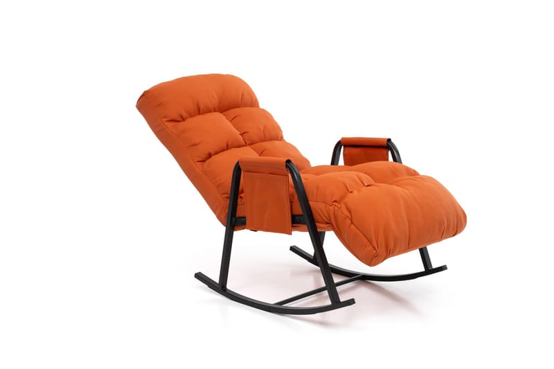 Gyngestol Atelier Del Sofa Lena Outdoor (60 x 60 x 70 cm) Oransje - Hagemøbler - Stoler & Lenestoler - Gyngestol utendørs