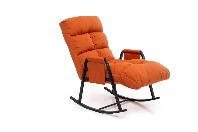 Gyngestol Atelier Del Sofa Lena Outdoor (60 x 60 x 70 cm) Oransje - Hagemøbler - Stoler & Lenestoler - Gyngestol utendørs
