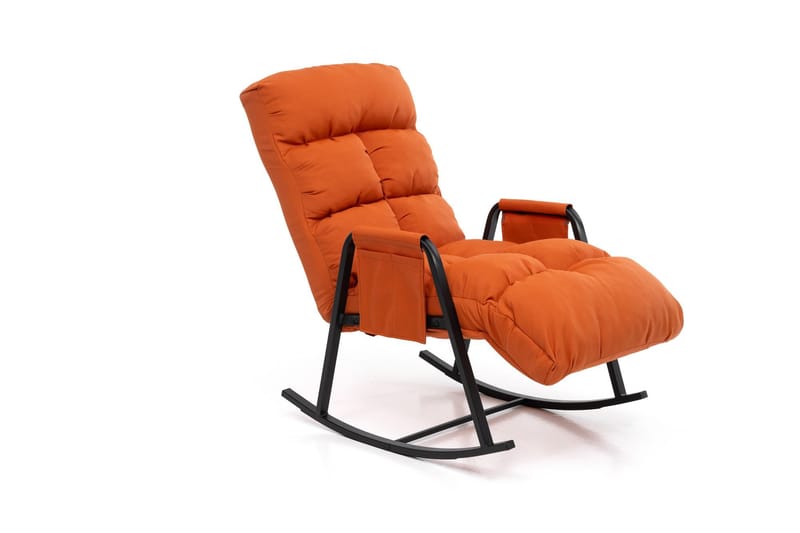 Gyngestol Atelier Del Sofa Lena Outdoor (60 x 60 x 70 cm) Oransje - Hagemøbler - Stoler & Lenestoler - Gyngestol utendørs