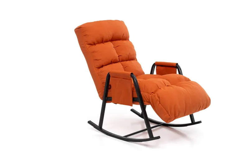 Gyngestol Atelier Del Sofa Lena Outdoor (60 x 60 x 70 cm) Oransje - Hagemøbler - Stoler & Lenestoler - Gyngestol utendørs