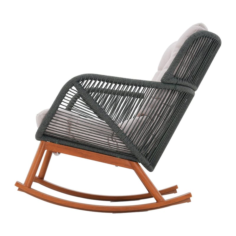 Gyngestol HOME4YOU Tuxedo - Grønn - Hagemøbler - Stoler & Lenestoler - Gyngestol utendørs