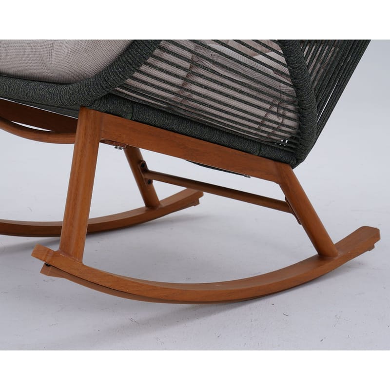 Gyngestol HOME4YOU Tuxedo - Grønn - Hagemøbler - Stoler & Lenestoler - Gyngestol utendørs