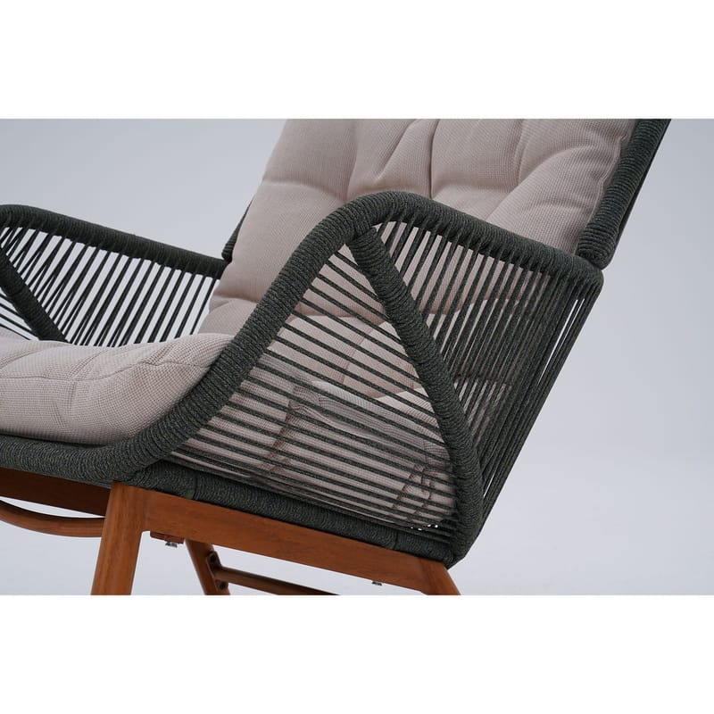 Gyngestol HOME4YOU Tuxedo - Grønn - Hagemøbler - Stoler & Lenestoler - Gyngestol utendørs