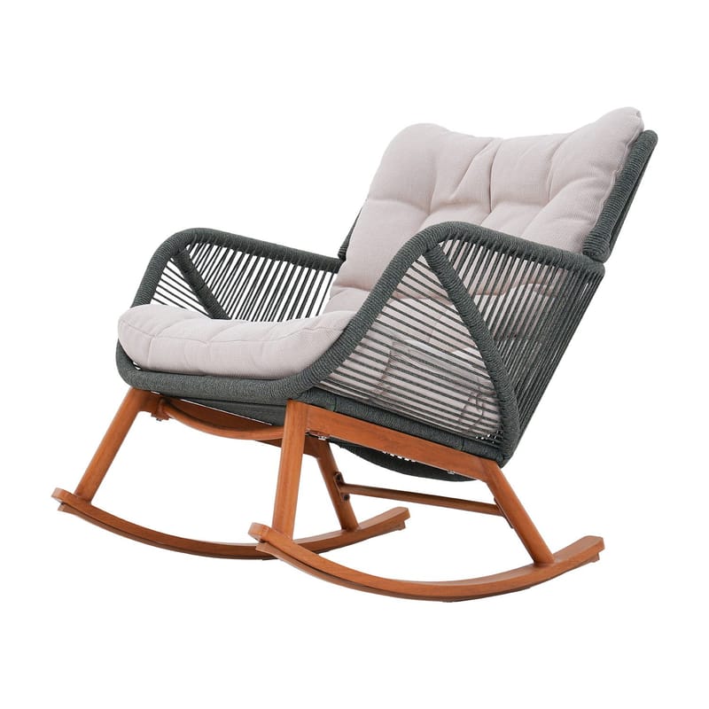 Gyngestol HOME4YOU Tuxedo - Grønn - Hagemøbler - Stoler & Lenestoler - Gyngestol utendørs