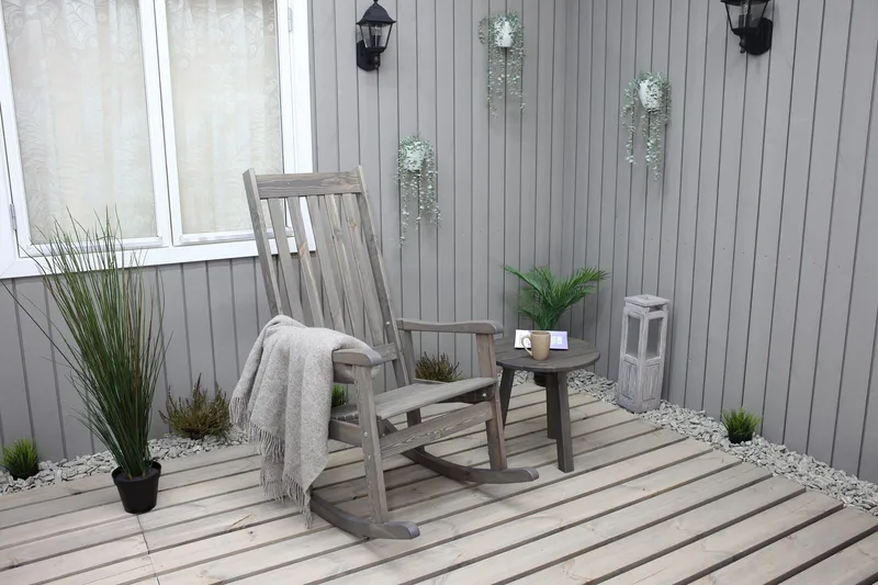 Ellabell Gyngestol - Hvit - Hagemøbler - Stoler & Lenestoler - Gyngestol utendørs