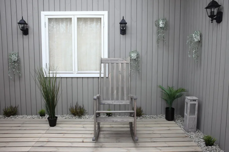 Ellabell Gyngestol - Hvit - Hagemøbler - Stoler & Lenestoler - Gyngestol utendørs