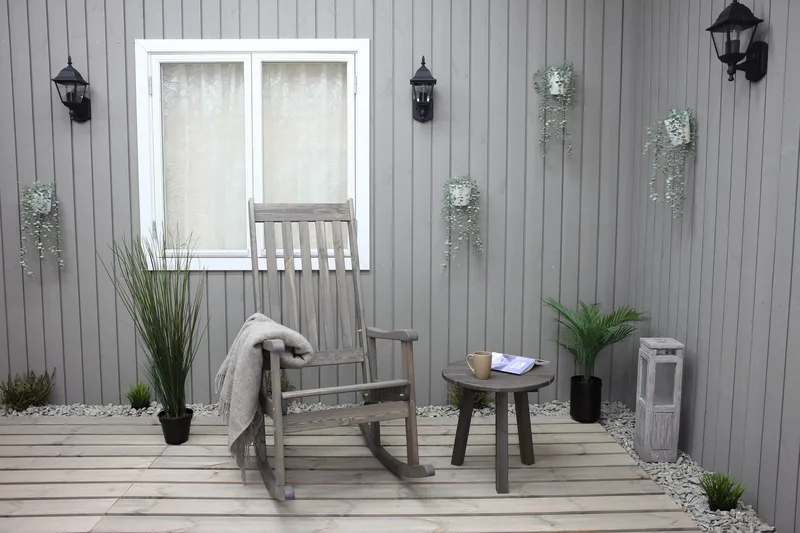 Ellabell Gyngestol - Hvit - Hagemøbler - Stoler & Lenestoler - Gyngestol utendørs