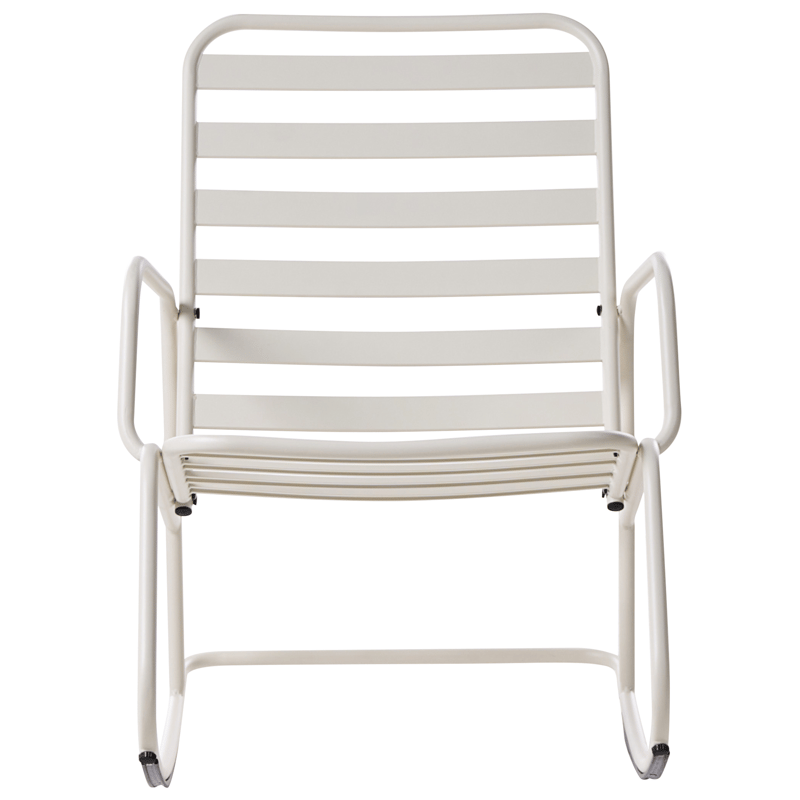 Gyngestol utendørs Turi Metall - Hvit - Hagemøbler - Stoler & Lenestoler - Gyngestol utendørs