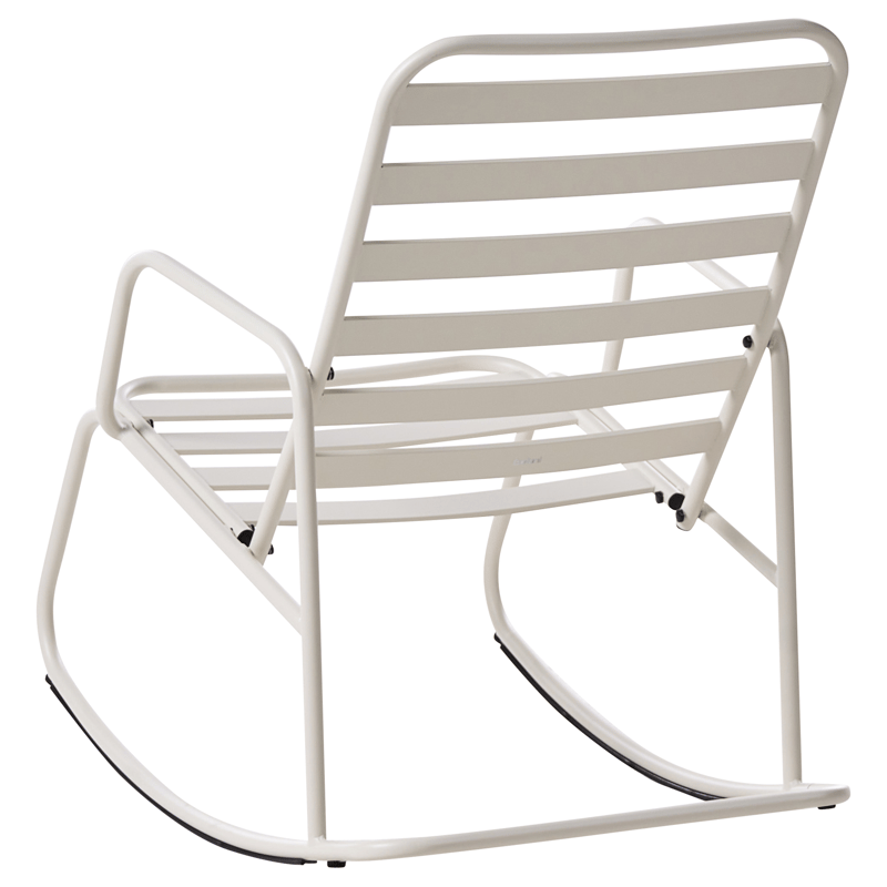 Gyngestol utendørs Turi Metall - Hvit - Hagemøbler - Stoler & Lenestoler - Gyngestol utendørs