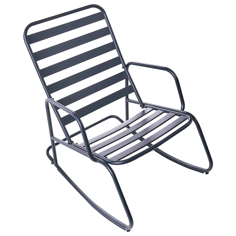 Gyngestol utendørs Turi - Svart - Hagemøbler - Stoler & Lenestoler - Gyngestol utendørs