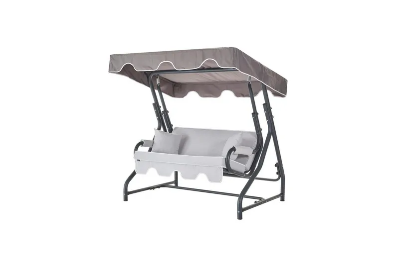 Hage dobbelsvingstol Laziuki (170 x 165 x 110 cm) Flerfarget - Flerfarget - Hagemøbler - Stoler & Lenestoler - Hengestoler