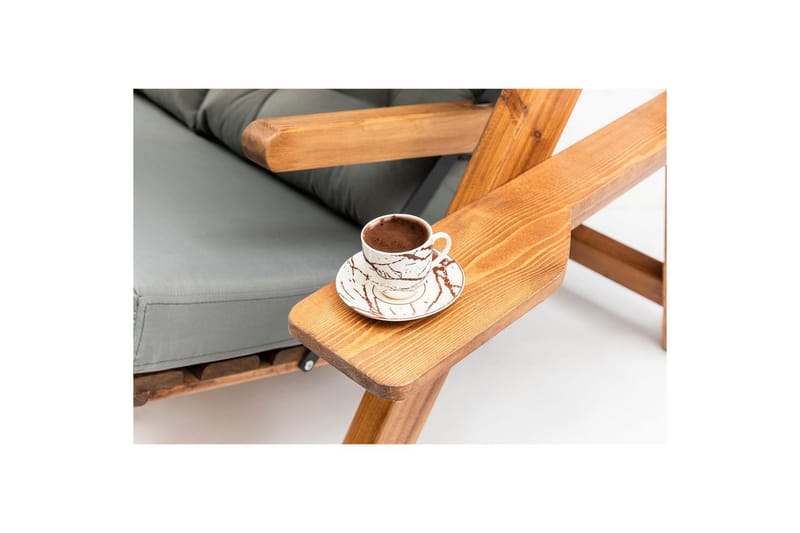 Hage dobbelsvingstol Limca Huske Grå - Grå - Hagemøbler - Stoler & Lenestoler - Hengestoler