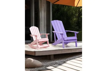 Hagegyngestol Adirondack - Rosa - Hagemøbler - Stoler & Lenestoler - Gyngestol utendørs