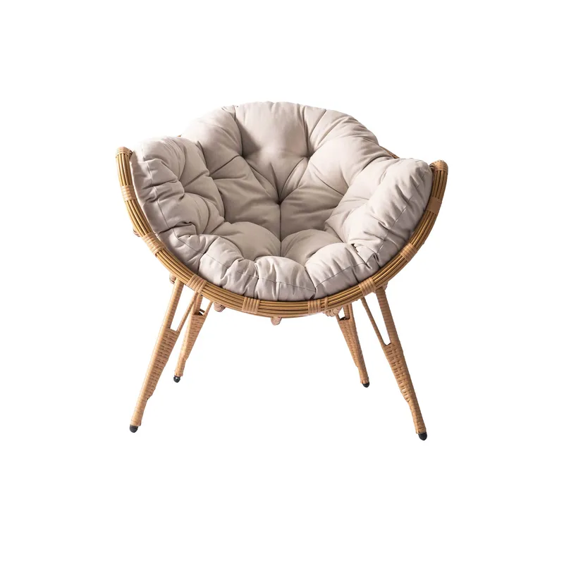 hagemøbler NO_BRAND Frittstående lenestol NUBIA 341 brun, beige, undefined