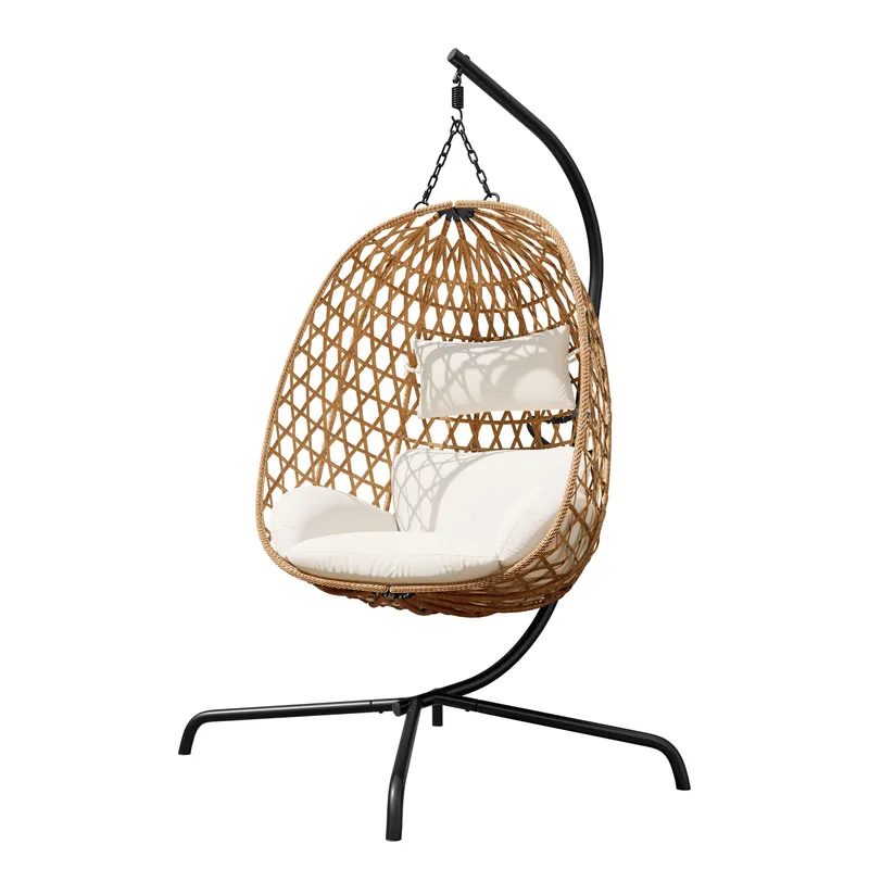hagemøbler NO_BRAND Hengestol LIWEBO svart, beige, brun, undefined