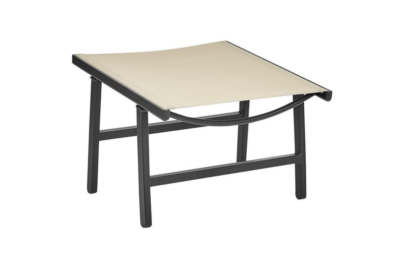 Hagestol Marceddi - Beige, svart - Hagemøbler - Stoler & Lenestoler - Utelenestoler