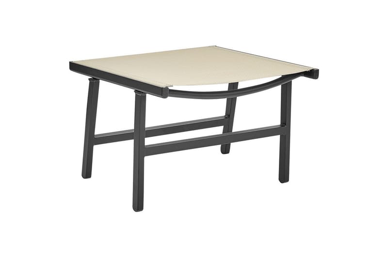 Hagestol Marceddi - Beige, svart - Hagemøbler - Stoler & Lenestoler - Utelenestoler