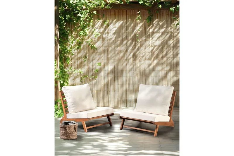 Hagestol sett med 2 Micciano - Hagemøbler - Stoler & Lenestoler - Utelenestoler