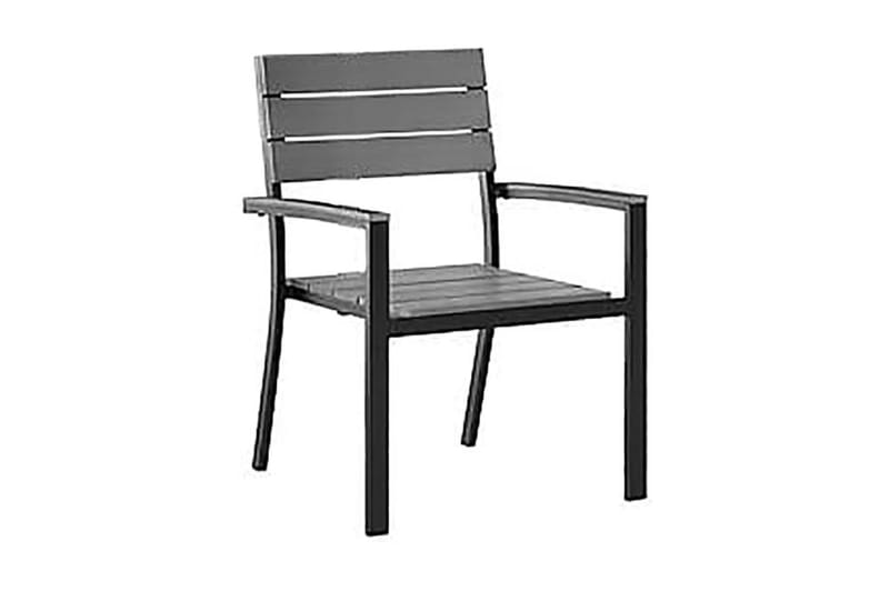 Como Stol 6-pk 55 cm - Svart - Hagemøbler - Stoler & Lenestoler - Spisestoler & hagestoler utendørs