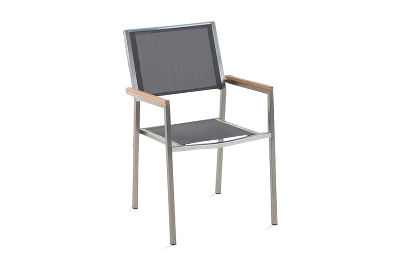 Grosseto Stol 6-pk 58 cm - Grå - Hagemøbler - Stoler & Lenestoler - Spisestoler & hagestoler utendørs