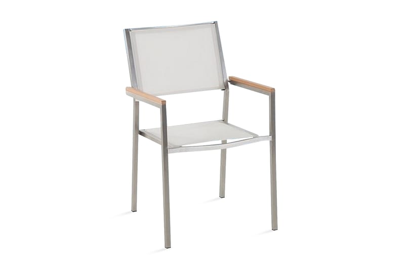 Grosseto Stol 6-pk 58 cm - Hvit - Hagemøbler - Stoler & Lenestoler - Spisestoler & hagestoler utendørs